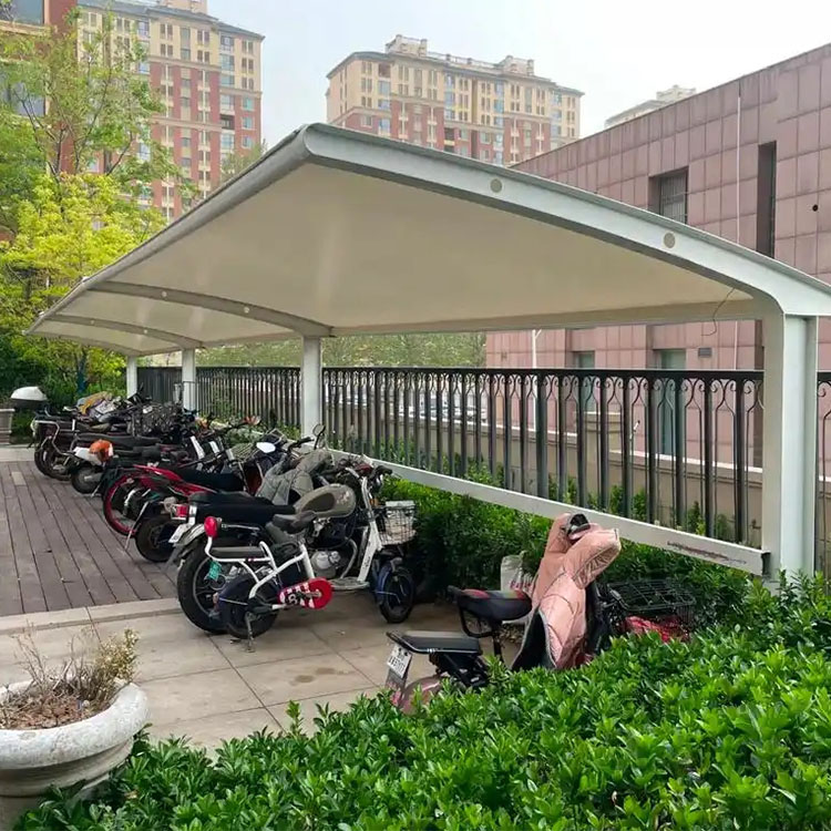 宁县膜结构电动车棚